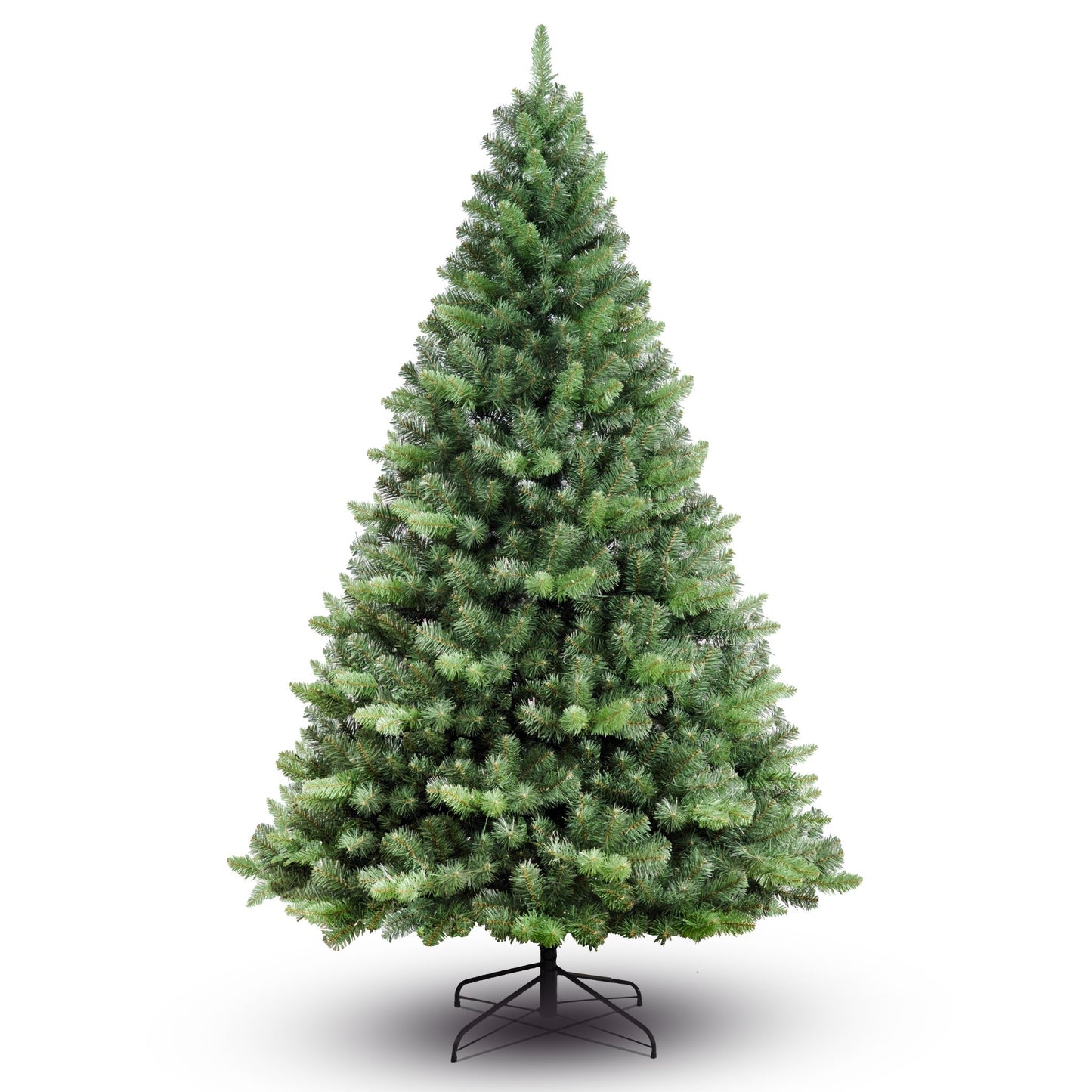 Monterey Fir Artificial Christmas Tree, Premium Unlit Realistic Holiday Décor w/Dense Branches, Easy Assembly, Metal Base